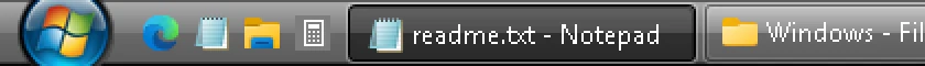 RetroBar's Windows Vista Aero theme (2×), with the Start orb.